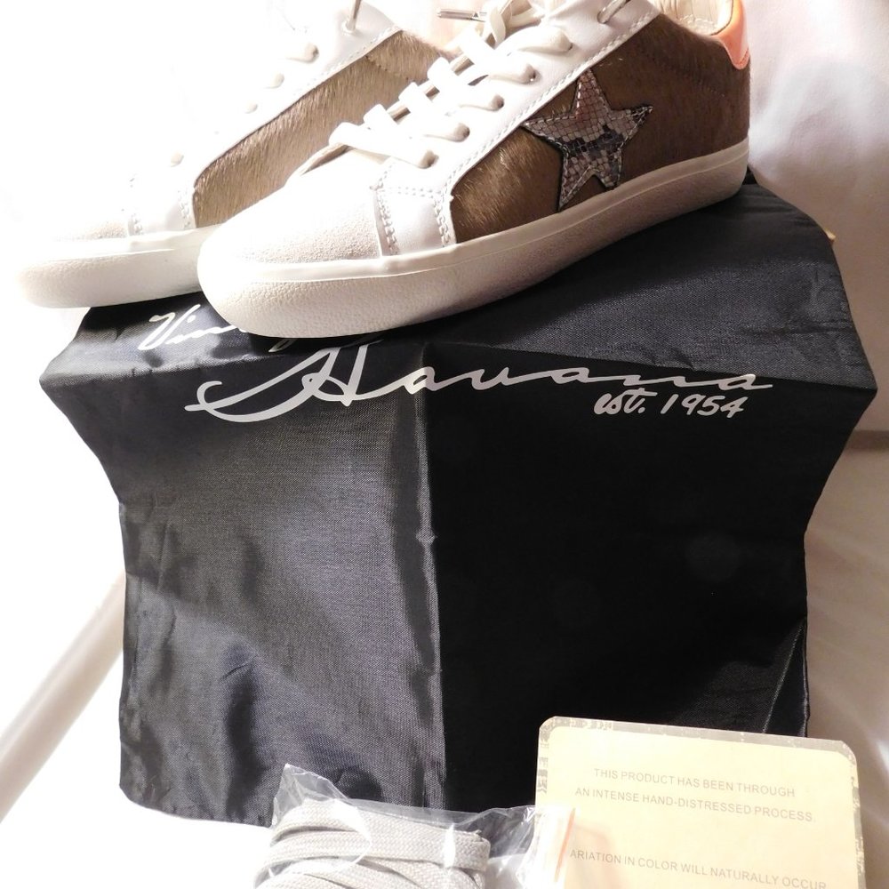 Vintage Havana Netty Taupe Sneakers NEW IN BOX